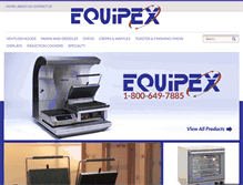 Tablet Screenshot of equipex.com
